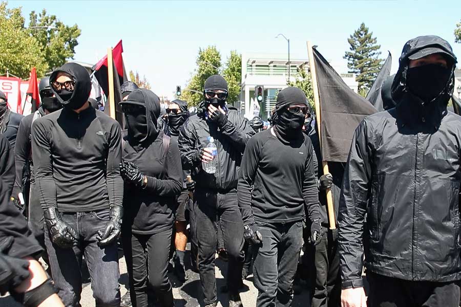 Antifa Protestors